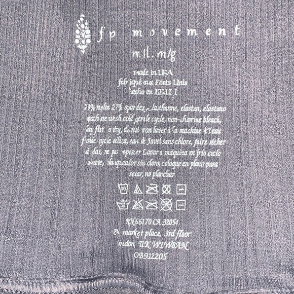 NWOT Free People Movement Good Karma High Rise 7/8 Leggings XS/S - Picture 13 of 14